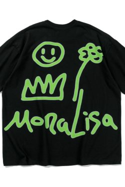 Style Core Aesthetics, New Style Trends - 'Mona Lisa' Cotton T-Shirt