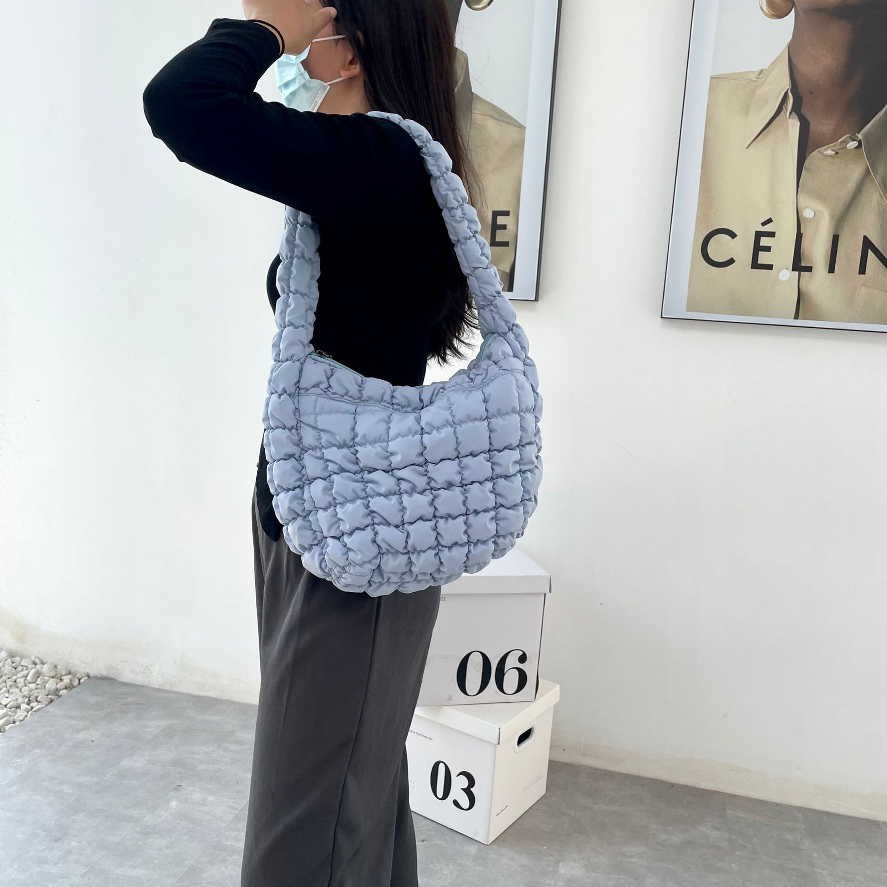 Style Core Aesthetics, New Style Trends - Norra | Sac bandoulière matelassé Style Core Aesthetics, New Style Trends - Norra | Sac bandoulière matelassé