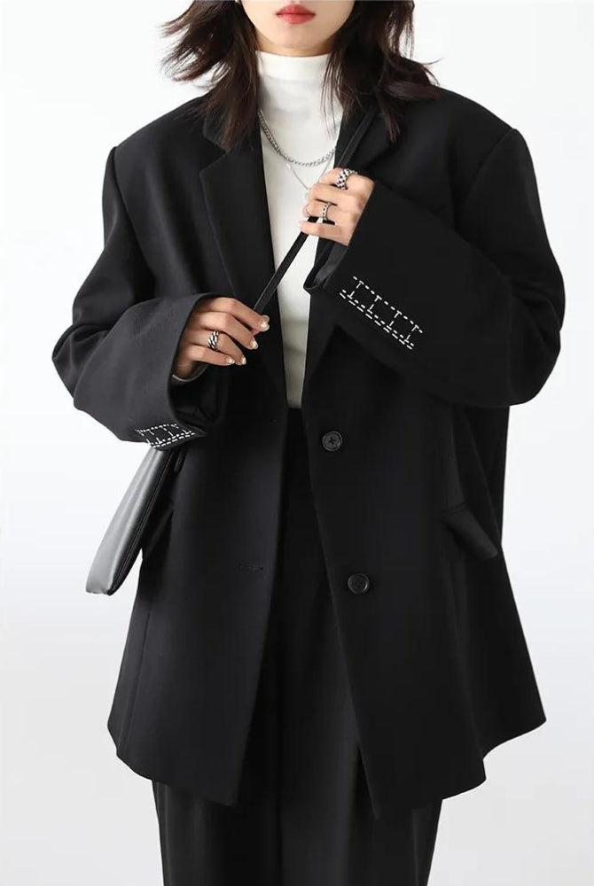 Style Core Aesthetics, New Style Trends - Office Style Wide Shoulder Classy Blazer Style Core Aesthetics, New Style Trends - Office Style Wide Shoulder Classy Blazer