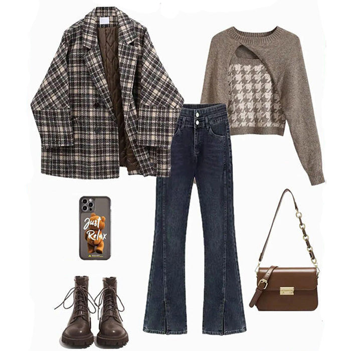 Style Core Aesthetics, New Style Trends - Old Money Plaid Jacket Style Core Aesthetics, New Style Trends - Old Money Plaid Jacket