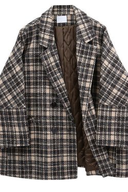 Style Core Aesthetics, New Style Trends - Old Money Plaid Jacket