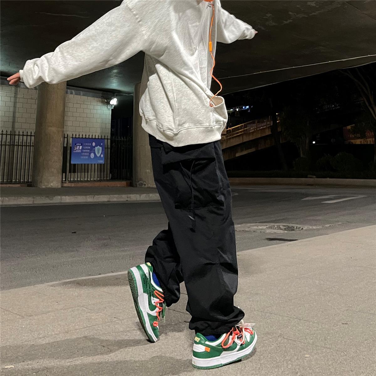 Style Core Aesthetics, New Style Trends - Pantalon Cargo Parachute Baggy Vintage Y2K Style Core Aesthetics, New Style Trends - Pantalon Cargo Parachute Baggy Vintage Y2K