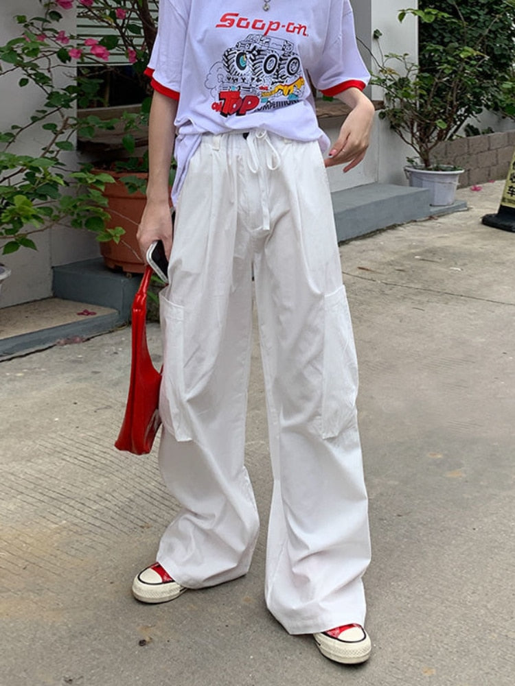 Style Core Aesthetics, New Style Trends - Pantalon Cargo Parachute Punk Style Core Aesthetics, New Style Trends - Pantalon Cargo Parachute Punk