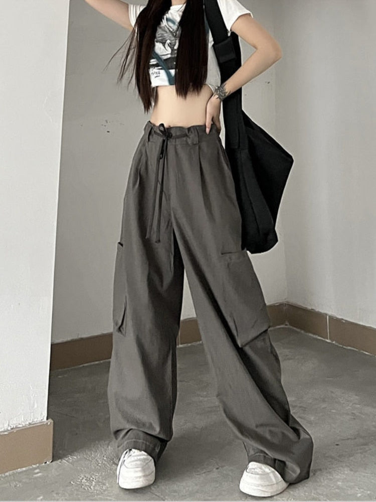 Style Core Aesthetics, New Style Trends - Pantalon Cargo Parachute Punk Style Core Aesthetics, New Style Trends - Pantalon Cargo Parachute Punk