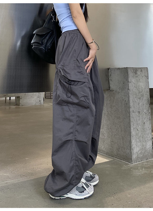 Style Core Aesthetics, New Style Trends - Pantalon Cargo Parachute Y2K Style Core Aesthetics, New Style Trends - Pantalon Cargo Parachute Y2K