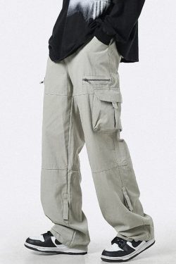 Style Core Aesthetics, New Style Trends - Pantalon Cargo XXL Rétro Y2K