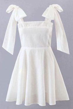 Style Core Aesthetics, New Style Trends - Parisian Aesthetic Bow Tie Dress