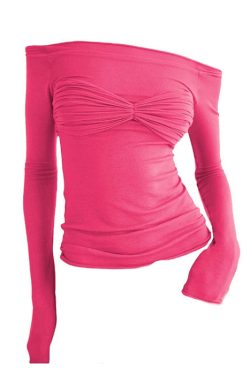 Style Core Aesthetics, New Style Trends - Parisian Ruched Long Sleeve Top