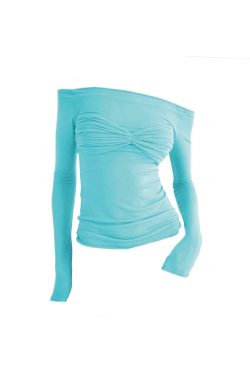 Style Core Aesthetics, New Style Trends - Parisian Ruched Long Sleeve Top