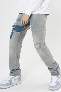 Style Core Aesthetics, New Style Trends - 'Patch' Jeans