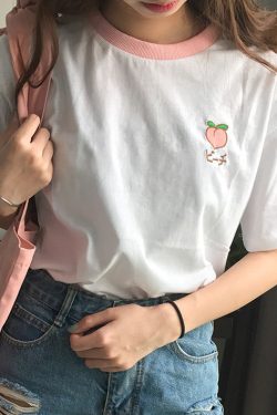 Style Core Aesthetics, New Style Trends - Peach Tee