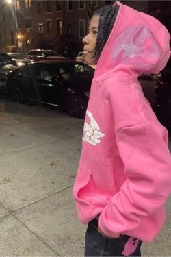 Style Core Aesthetics, New Style Trends - Pink full zip hoodie