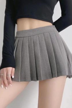 Style Core Aesthetics, New Style Trends - Pleated Mini School Skort