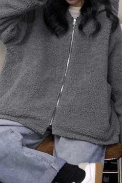 Style Core Aesthetics, New Style Trends - Preppy Reversible Lambswool Hooded Jacket