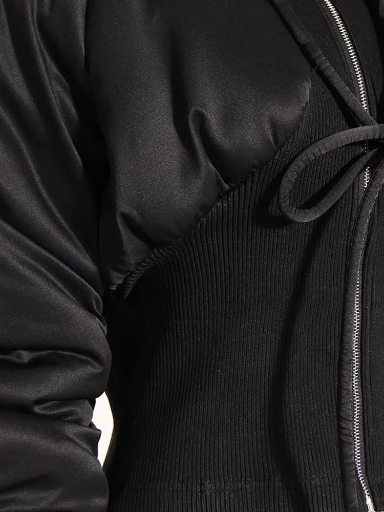 Style Core Aesthetics, New Style Trends - Puffer Corduroy Zip-Up Jacket Style Core Aesthetics, New Style Trends - Puffer Corduroy Zip-Up Jacket