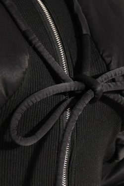 Style Core Aesthetics, New Style Trends - Puffer Corduroy Zip-Up Jacket