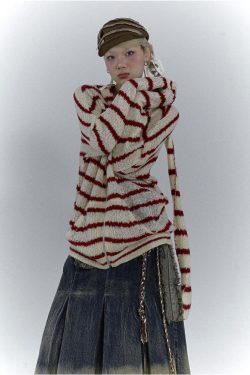 Style Core Aesthetics, New Style Trends - Rabbit Ears Hooded Cardigan Jacket