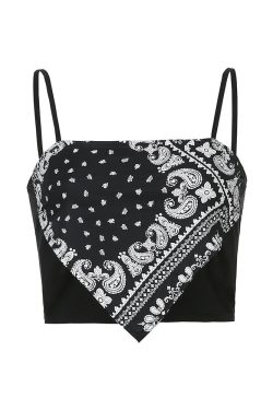 Style Core Aesthetics, New Style Trends - Rebel Bandana Tank Top