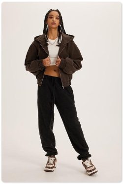 Style Core Aesthetics, New Style Trends - Retro Zip-Up Hoodie