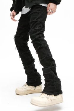 Style Core Aesthetics, New Style Trends - 'Ripple' Jeans