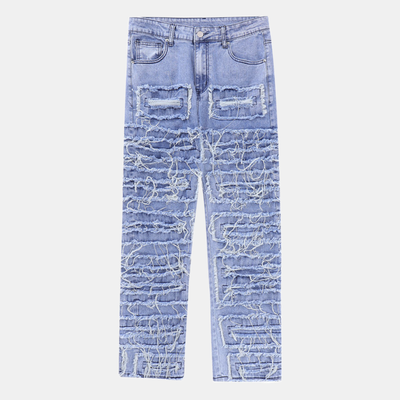 Style Core Aesthetics, New Style Trends - 'Ripples' Jeans Style Core Aesthetics, New Style Trends - 'Ripples' Jeans