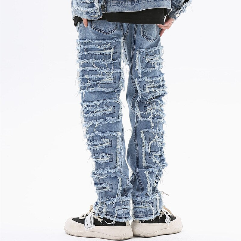 Style Core Aesthetics, New Style Trends - 'Ripples' Jeans Style Core Aesthetics, New Style Trends - 'Ripples' Jeans