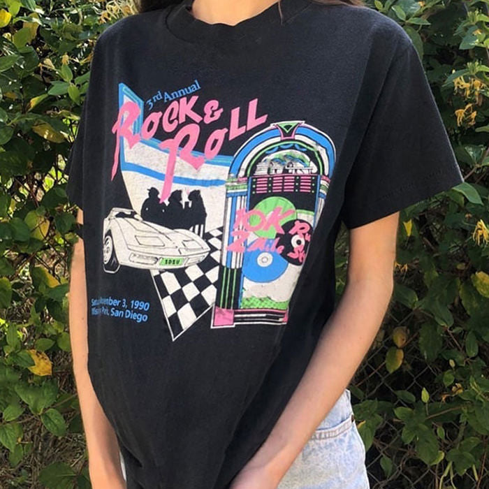 Style Core Aesthetics, New Style Trends - Rock N' Roll Graphique T-Shirt Style Core Aesthetics, New Style Trends - Rock N' Roll Graphique T-Shirt