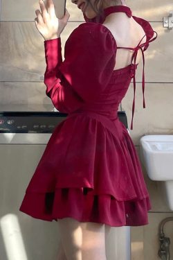 Style Core Aesthetics, New Style Trends - Ruffled Layered Corset Mini Dress