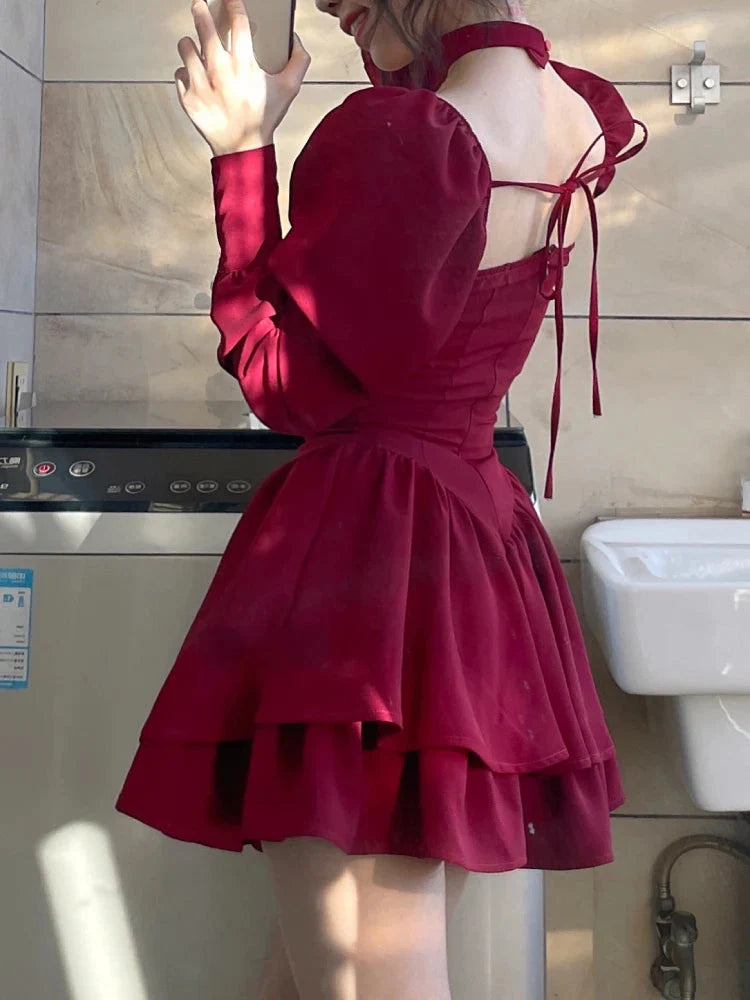 Style Core Aesthetics, New Style Trends - Ruffled Layered Corset Mini Dress Style Core Aesthetics, New Style Trends - Ruffled Layered Corset Mini Dress