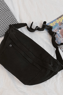 Style Core Aesthetics, New Style Trends - Sac à bandoulière à capacité de lavage vintage