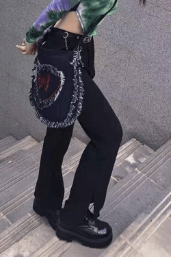 Style Core Aesthetics, New Style Trends - Sac à bandoulière à imprimé papillon Y2k