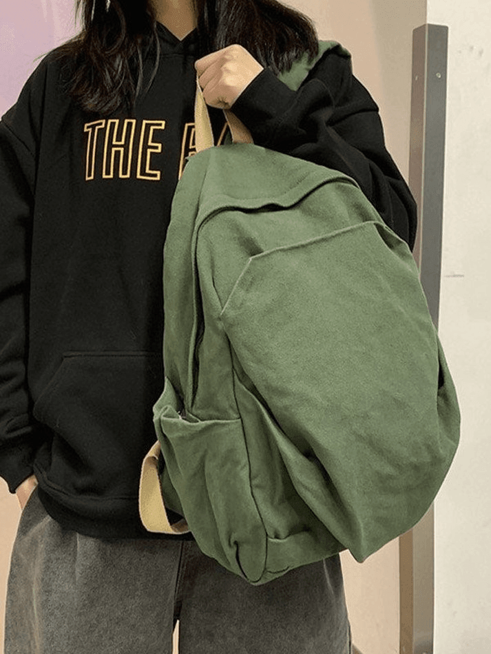 Style Core Aesthetics, New Style Trends - Sac à dos Vintage Wash College School Style Core Aesthetics, New Style Trends - Sac à dos Vintage Wash College School