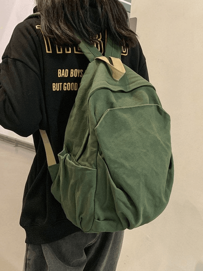 Style Core Aesthetics, New Style Trends - Sac à dos Vintage Wash College School Style Core Aesthetics, New Style Trends - Sac à dos Vintage Wash College School