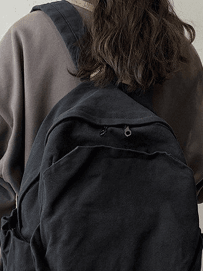 Style Core Aesthetics, New Style Trends - Sac à dos Vintage Wash College School Style Core Aesthetics, New Style Trends - Sac à dos Vintage Wash College School