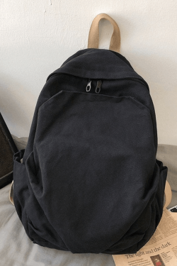 Style Core Aesthetics, New Style Trends - Sac à dos Vintage Wash College School