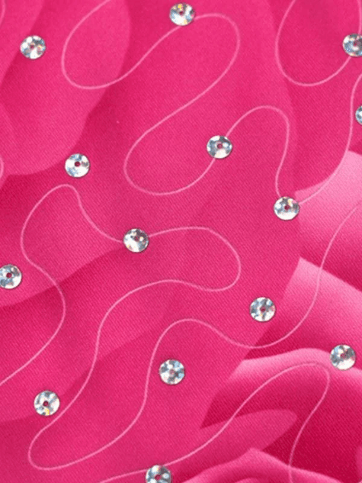 Style Core Aesthetics, New Style Trends - Sequin One Shoulder Floral Crop Tank Top Style Core Aesthetics, New Style Trends - Sequin One Shoulder Floral Crop Tank Top