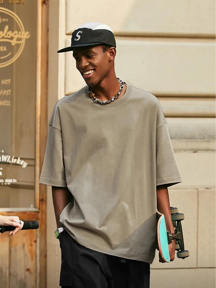 Style Core Aesthetics, New Style Trends - Skater Casual Basic Tee Style Core Aesthetics, New Style Trends - Skater Casual Basic Tee