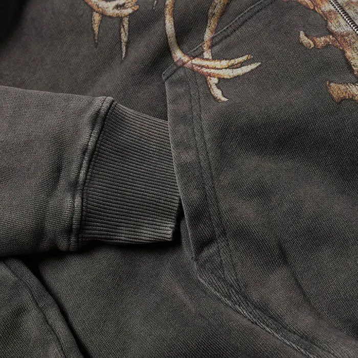 Style Core Aesthetics, New Style Trends - Skeleton Zip Up Hoodie Style Core Aesthetics, New Style Trends - Skeleton Zip Up Hoodie