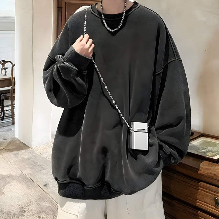 Style Core Aesthetics, New Style Trends - Soft Boy Casual Oversized Sweatshirt Style Core Aesthetics, New Style Trends - Soft Boy Casual Oversized Sweatshirt