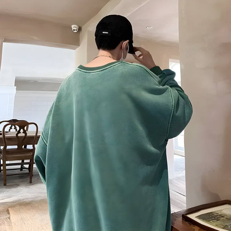 Style Core Aesthetics, New Style Trends - Soft Boy Casual Oversized Sweatshirt Style Core Aesthetics, New Style Trends - Soft Boy Casual Oversized Sweatshirt
