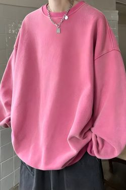 Style Core Aesthetics, New Style Trends - Soft Boy Casual Oversized Sweatshirt