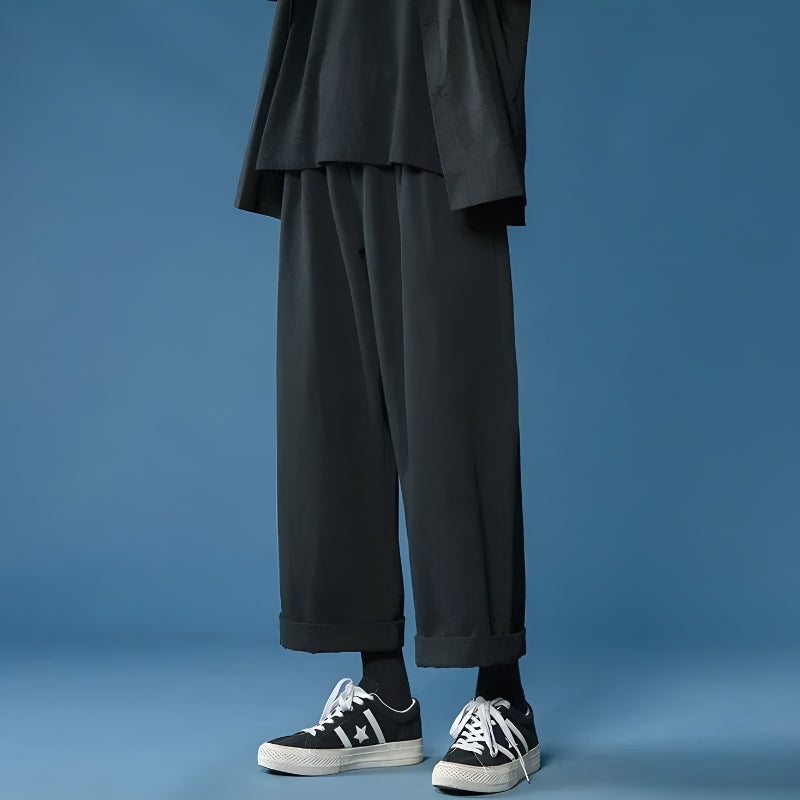 Style Core Aesthetics, New Style Trends - Soft Boy Casual Straight Leg Pants Style Core Aesthetics, New Style Trends - Soft Boy Casual Straight Leg Pants