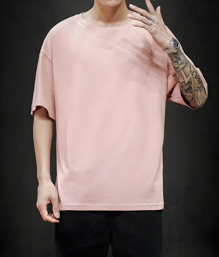 Style Core Aesthetics, New Style Trends - Soft Boy Crew Neck Basic Tee Style Core Aesthetics, New Style Trends - Soft Boy Crew Neck Basic Tee