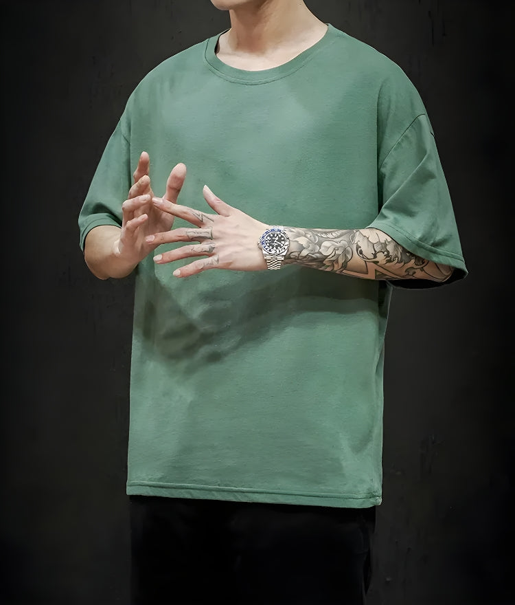 Style Core Aesthetics, New Style Trends - Soft Boy Crew Neck Basic Tee Style Core Aesthetics, New Style Trends - Soft Boy Crew Neck Basic Tee