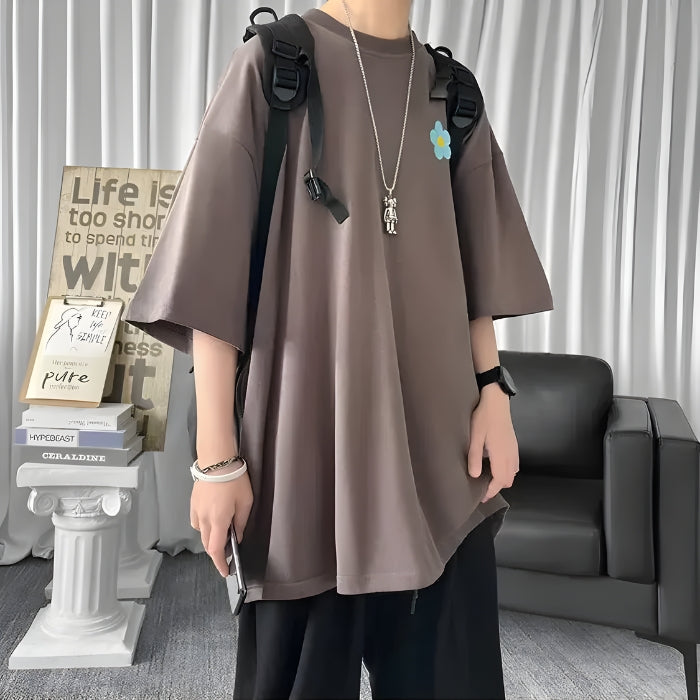 Style Core Aesthetics, New Style Trends - Soft Boy Daisy Oversize Tee Style Core Aesthetics, New Style Trends - Soft Boy Daisy Oversize Tee