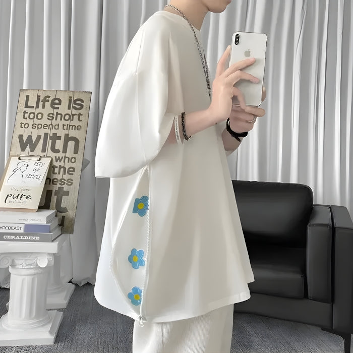 Style Core Aesthetics, New Style Trends - Soft Boy Daisy Oversize Tee Style Core Aesthetics, New Style Trends - Soft Boy Daisy Oversize Tee