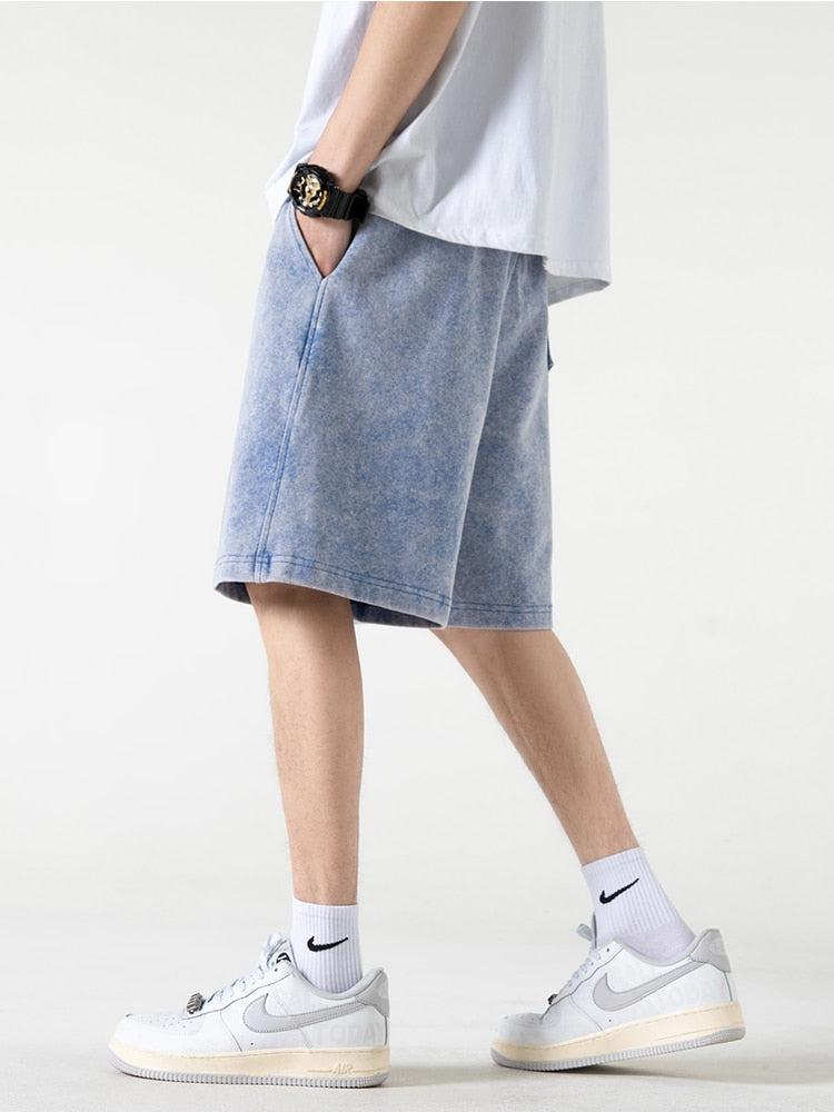 Style Core Aesthetics, New Style Trends - Soft Boy Drawstring Waist Sweatshort Style Core Aesthetics, New Style Trends - Soft Boy Drawstring Waist Sweatshort