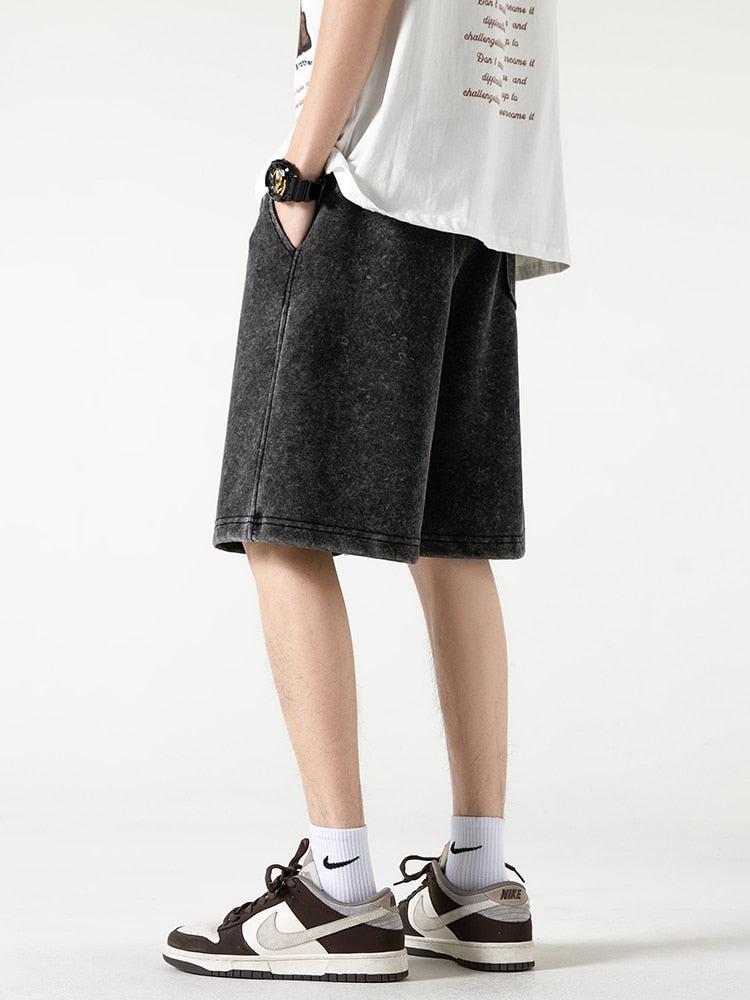 Style Core Aesthetics, New Style Trends - Soft Boy Drawstring Waist Sweatshort Style Core Aesthetics, New Style Trends - Soft Boy Drawstring Waist Sweatshort