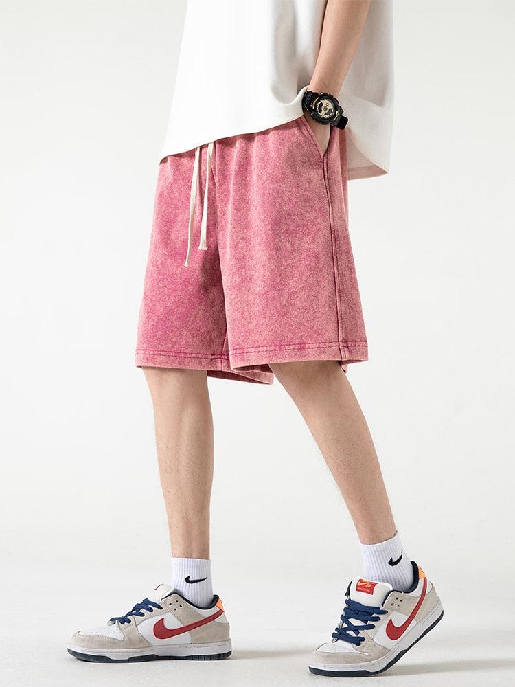 Style Core Aesthetics, New Style Trends - Soft Boy Drawstring Waist Sweatshort Style Core Aesthetics, New Style Trends - Soft Boy Drawstring Waist Sweatshort