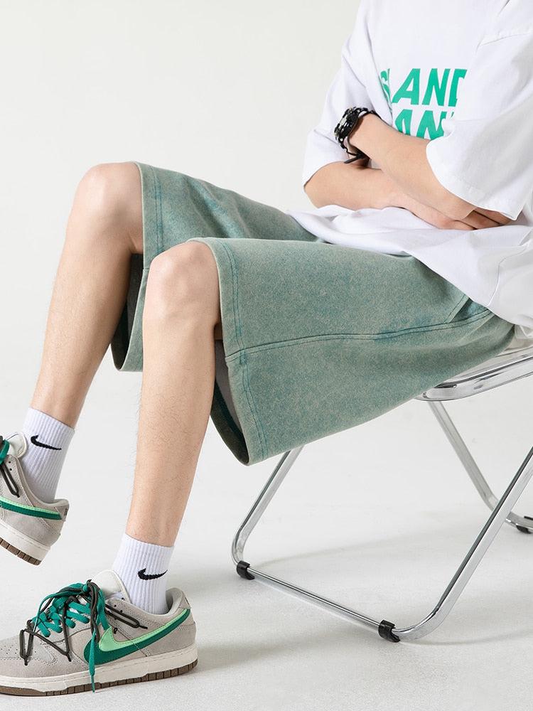 Style Core Aesthetics, New Style Trends - Soft Boy Drawstring Waist Sweatshort Style Core Aesthetics, New Style Trends - Soft Boy Drawstring Waist Sweatshort
